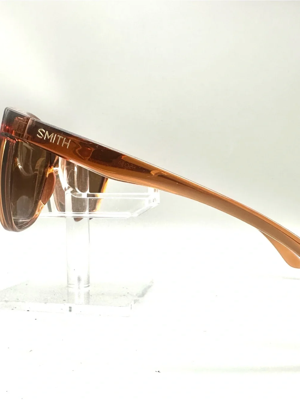 Smith Cavalier Sunglasses Tobacco Crystal Brown ChromaPop Lens 55 16 140 FLAW